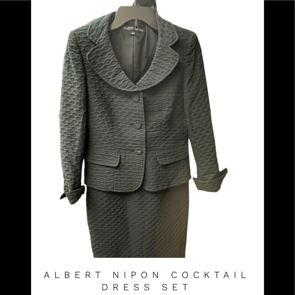 Albert Nipon Cocktail Dress and Jacket